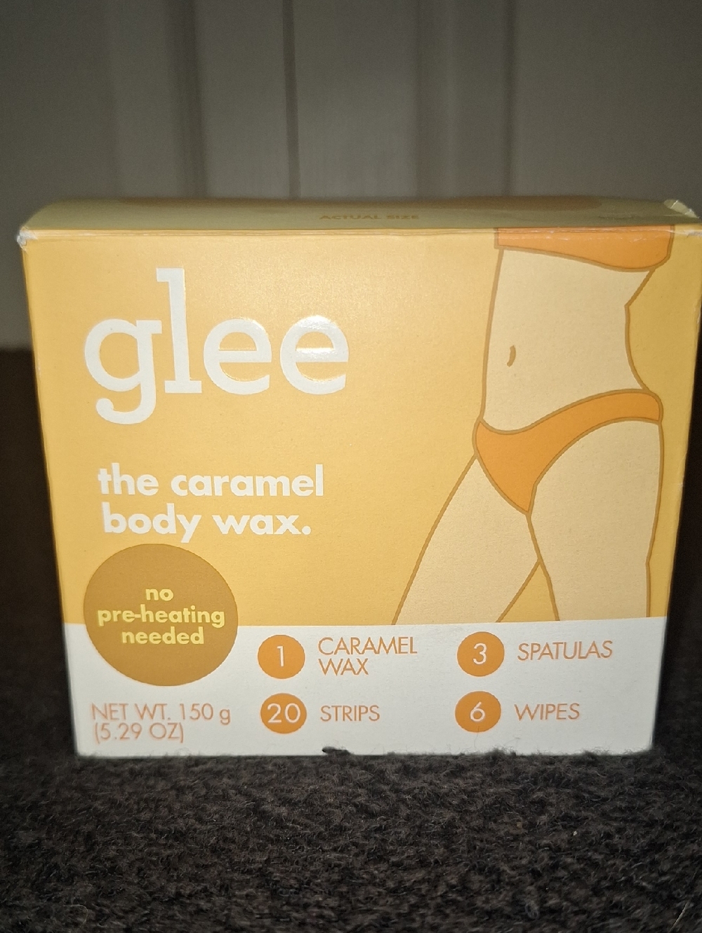 Glee No Heat Caramel Body Wax Kit